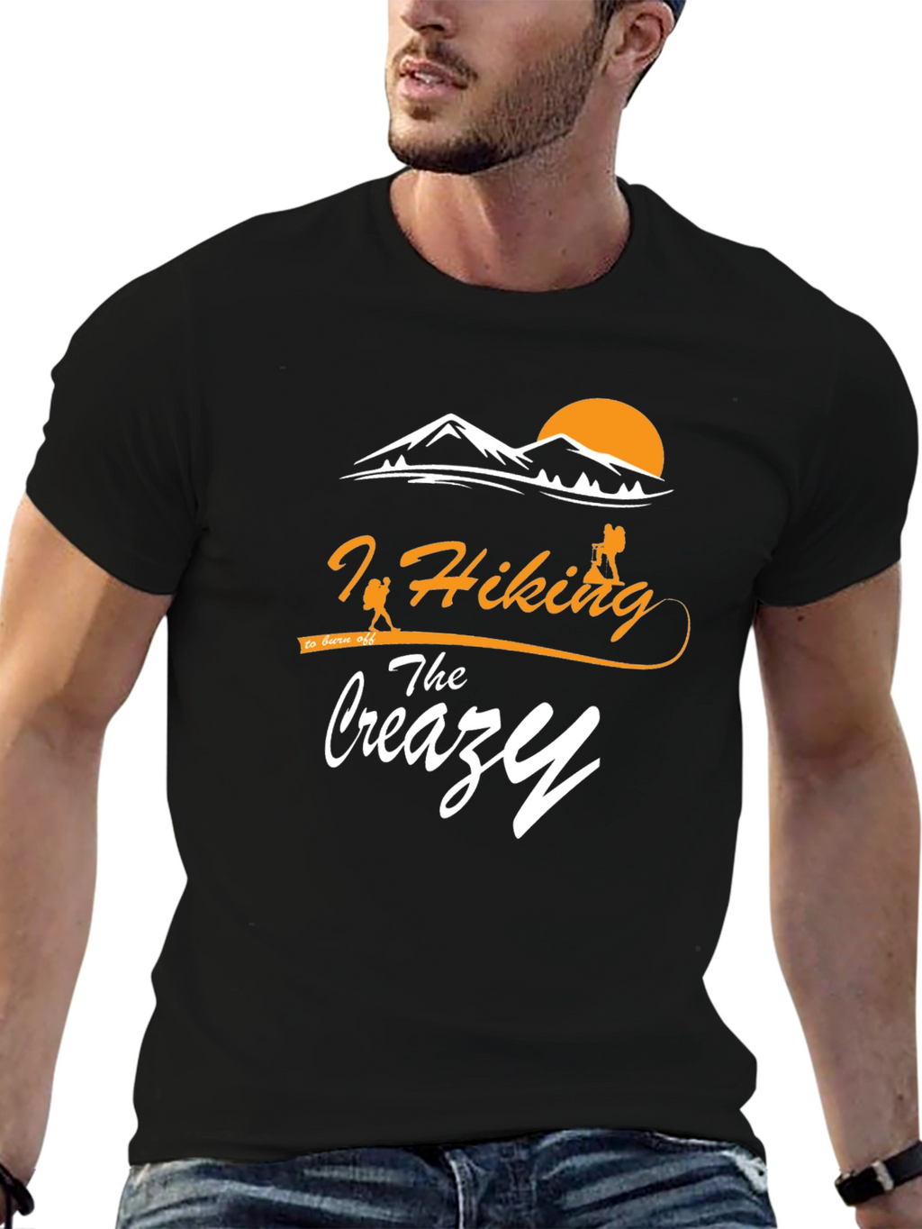 Hiking The Crazy Graphic Tee