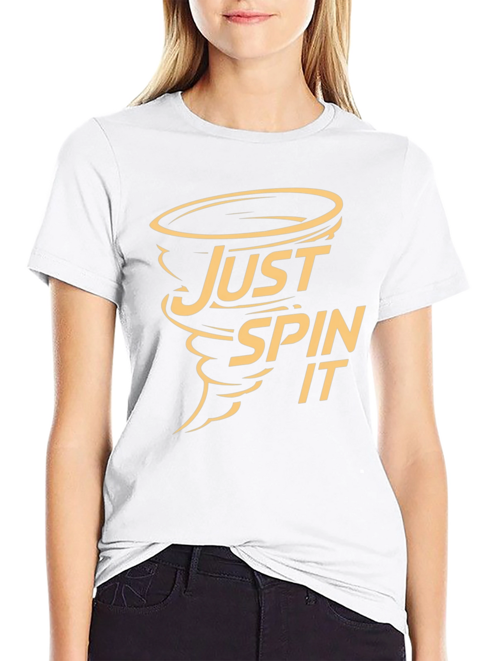 Just Spin It - Novelty Graphic T-Shirt