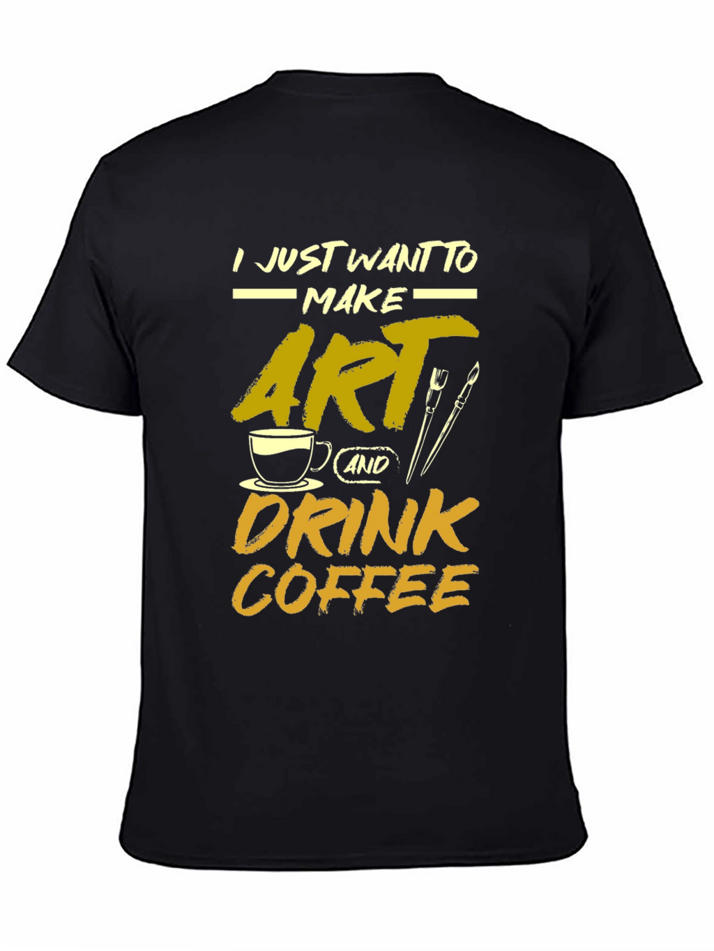 Artist Coffee Lover Graphic Tee