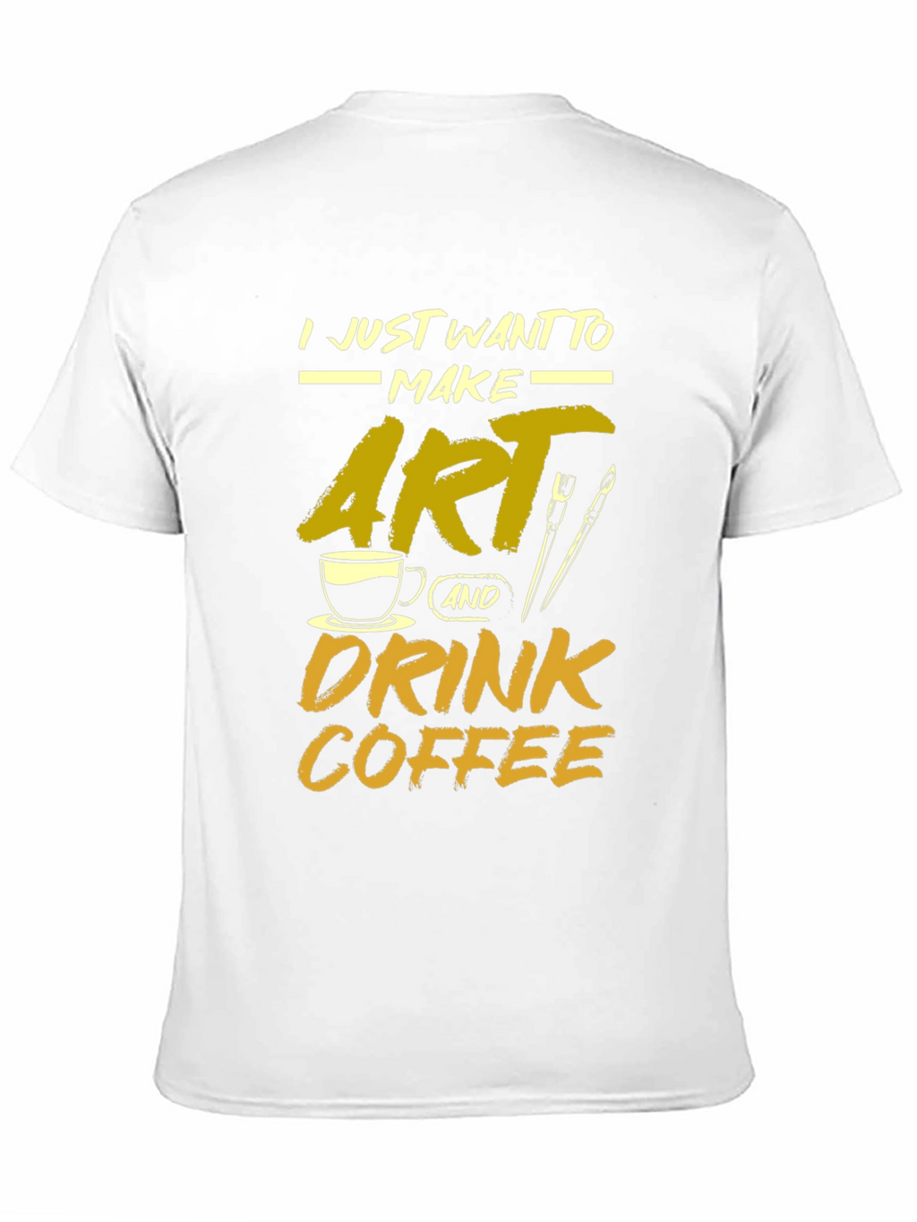 Artist Coffee Lover Graphic Tee