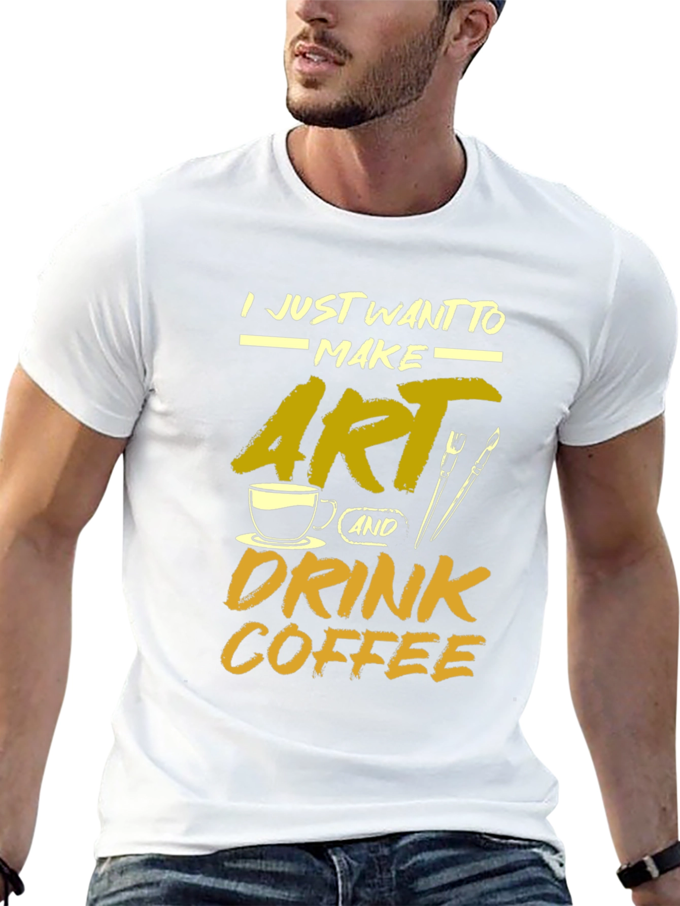 Artist Coffee Lover Graphic Tee