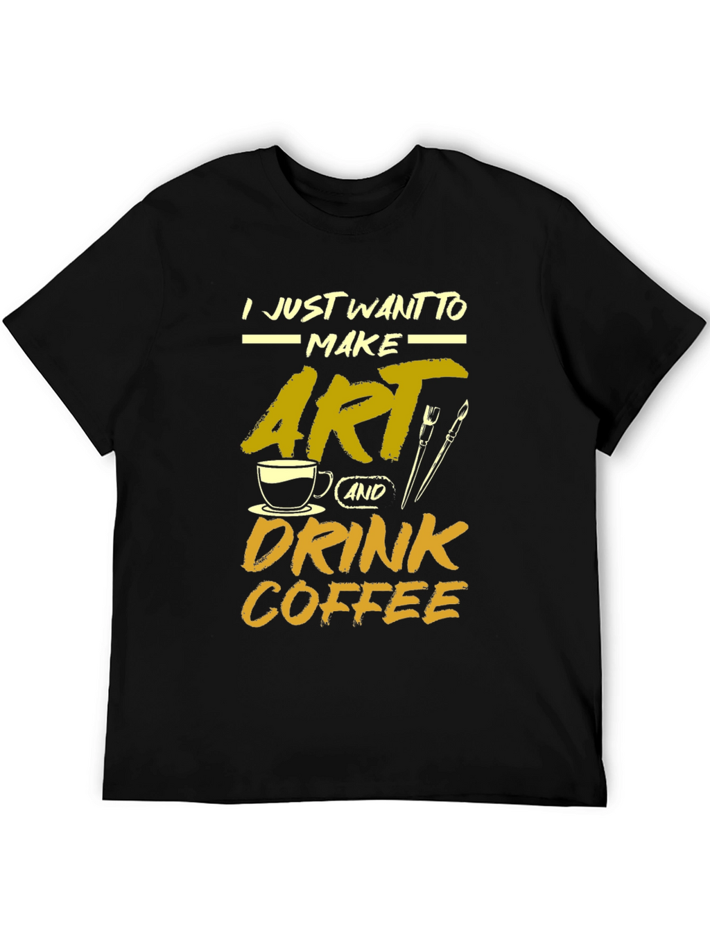 Artist Coffee Lover Graphic Tee