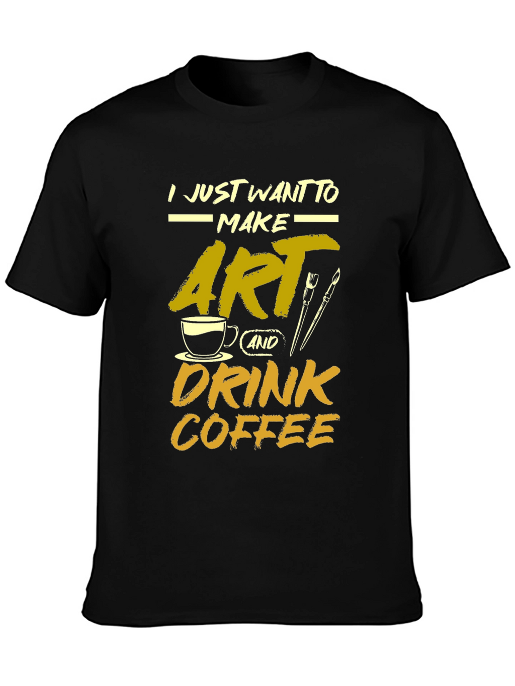 Artist Coffee Lover Graphic Tee