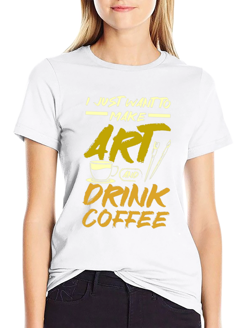 Artist Coffee Lover Graphic Tee