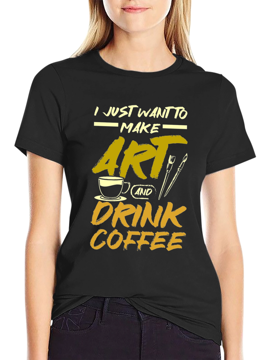 Artist Coffee Lover Graphic Tee