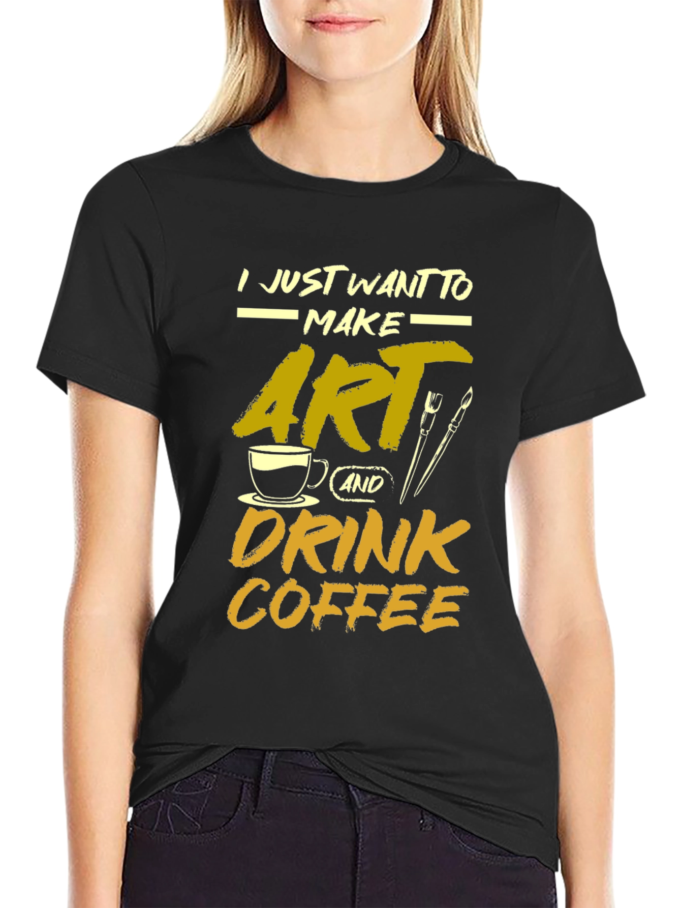 Artist Coffee Lover Graphic Tee