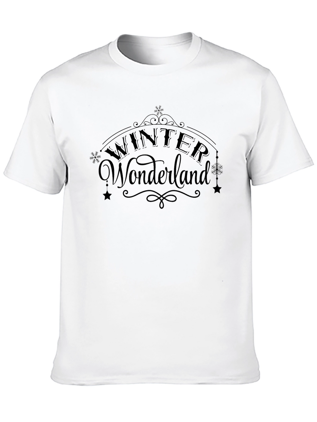 Winter Wonderland Black Graphic Tee