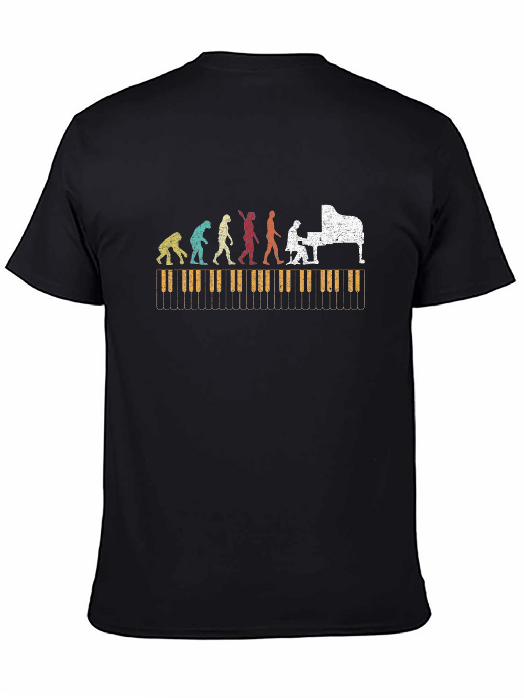 Piano Evolution Graphic T-Shirt