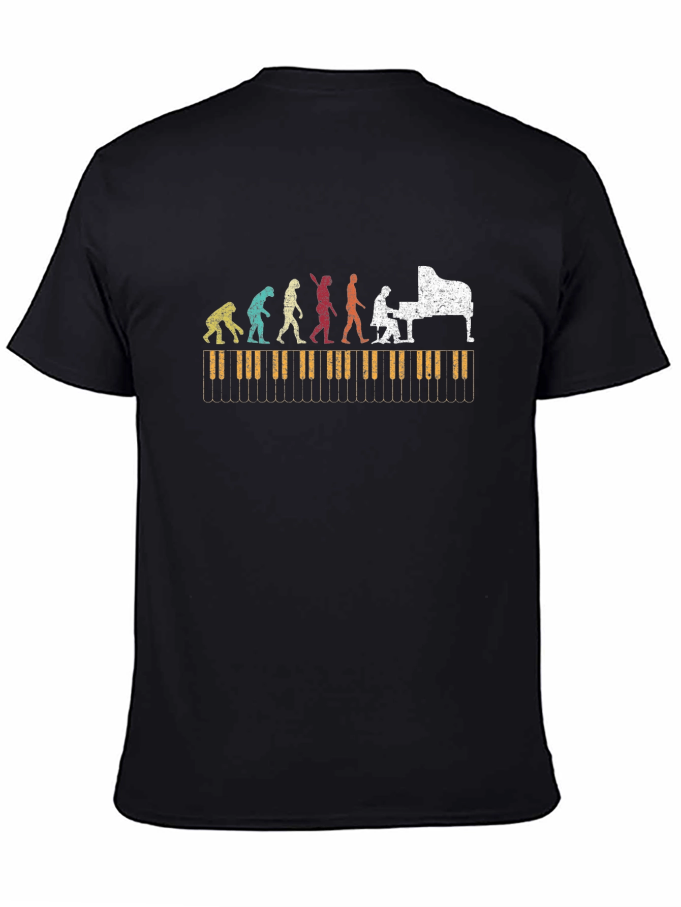 Piano Evolution Graphic T-Shirt