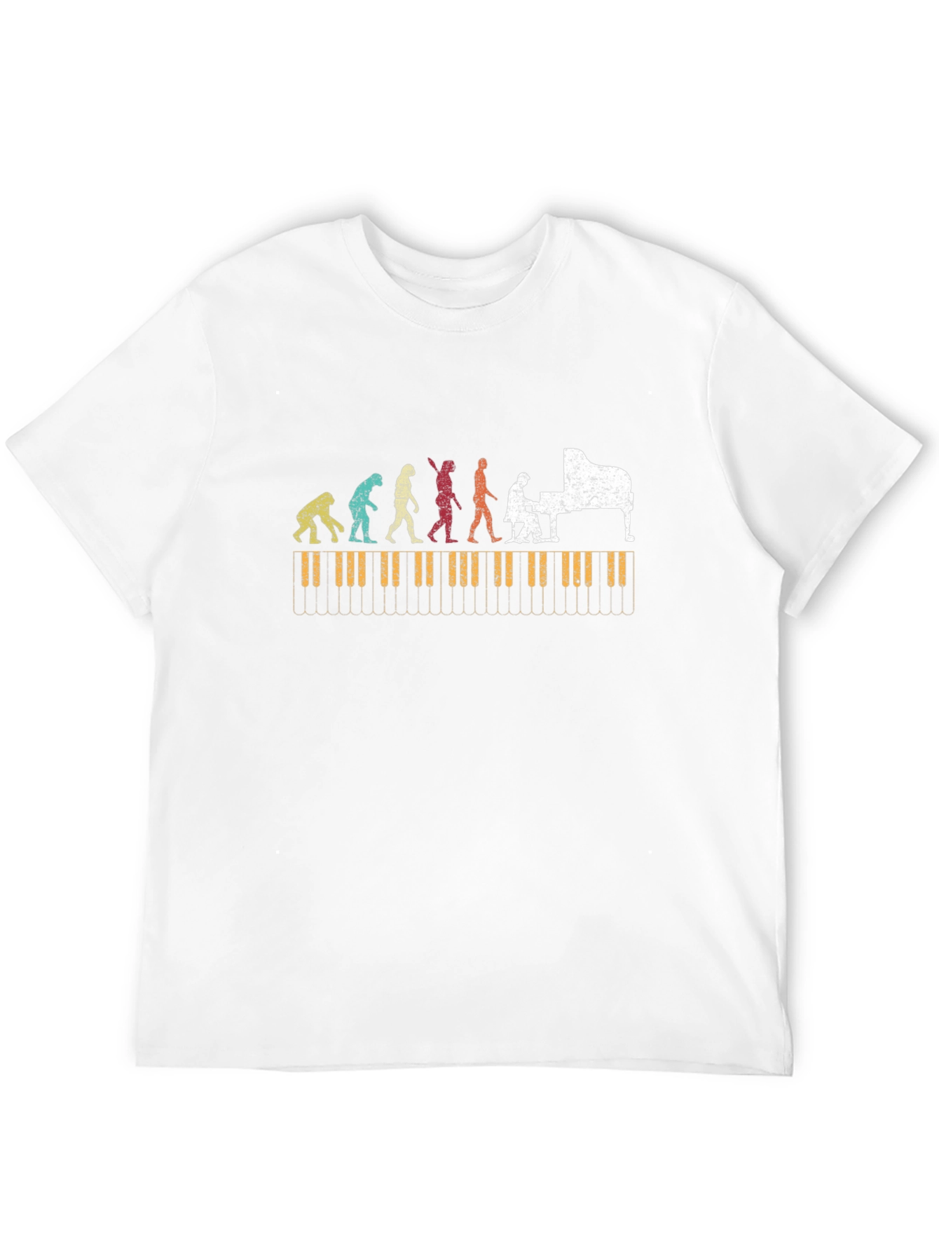 Piano Evolution Graphic T-Shirt