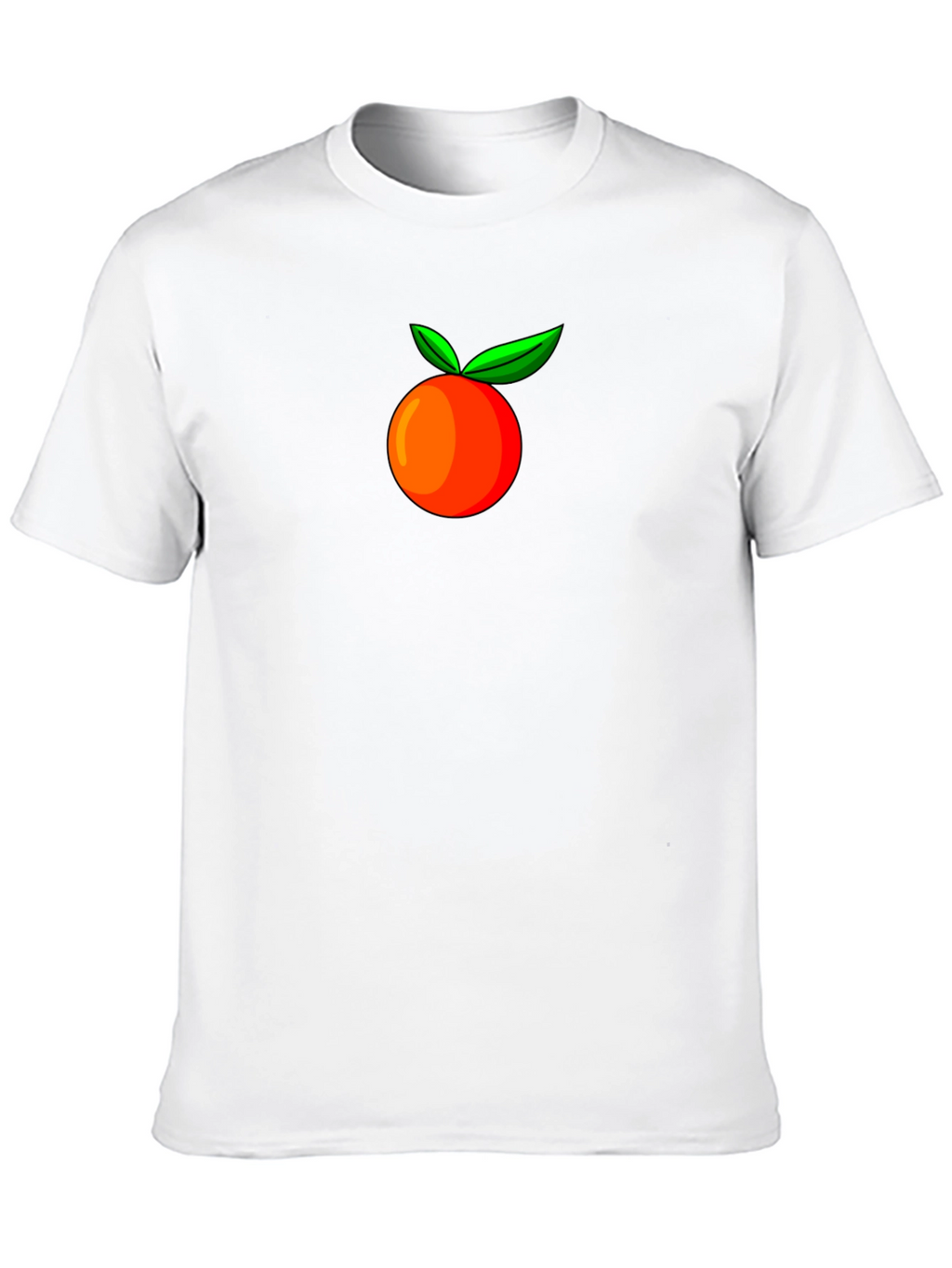 Orange Fruit Graphic Tee - Stylish Casual Wear