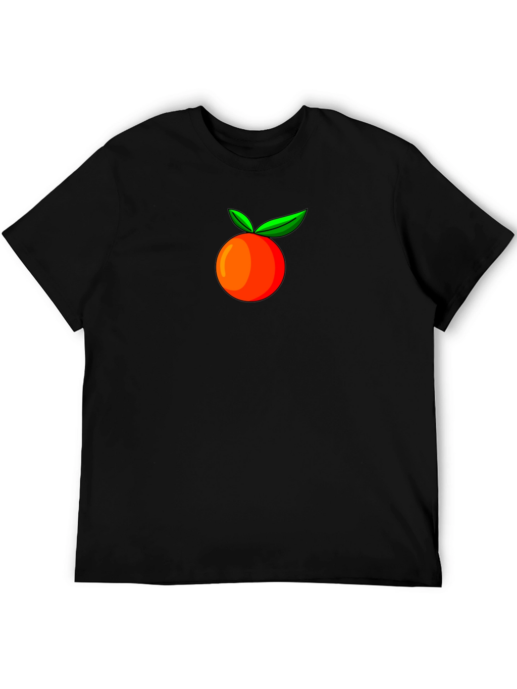 Orange Fruit Graphic Tee - Stylish Casual Wear
