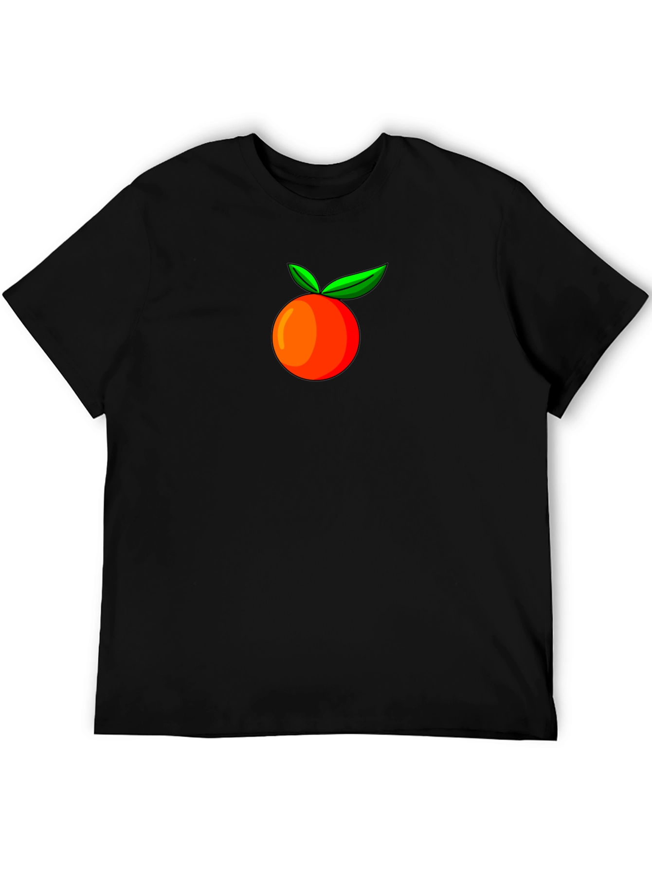 Orange Fruit Graphic Tee - Stylish Casual Wear
