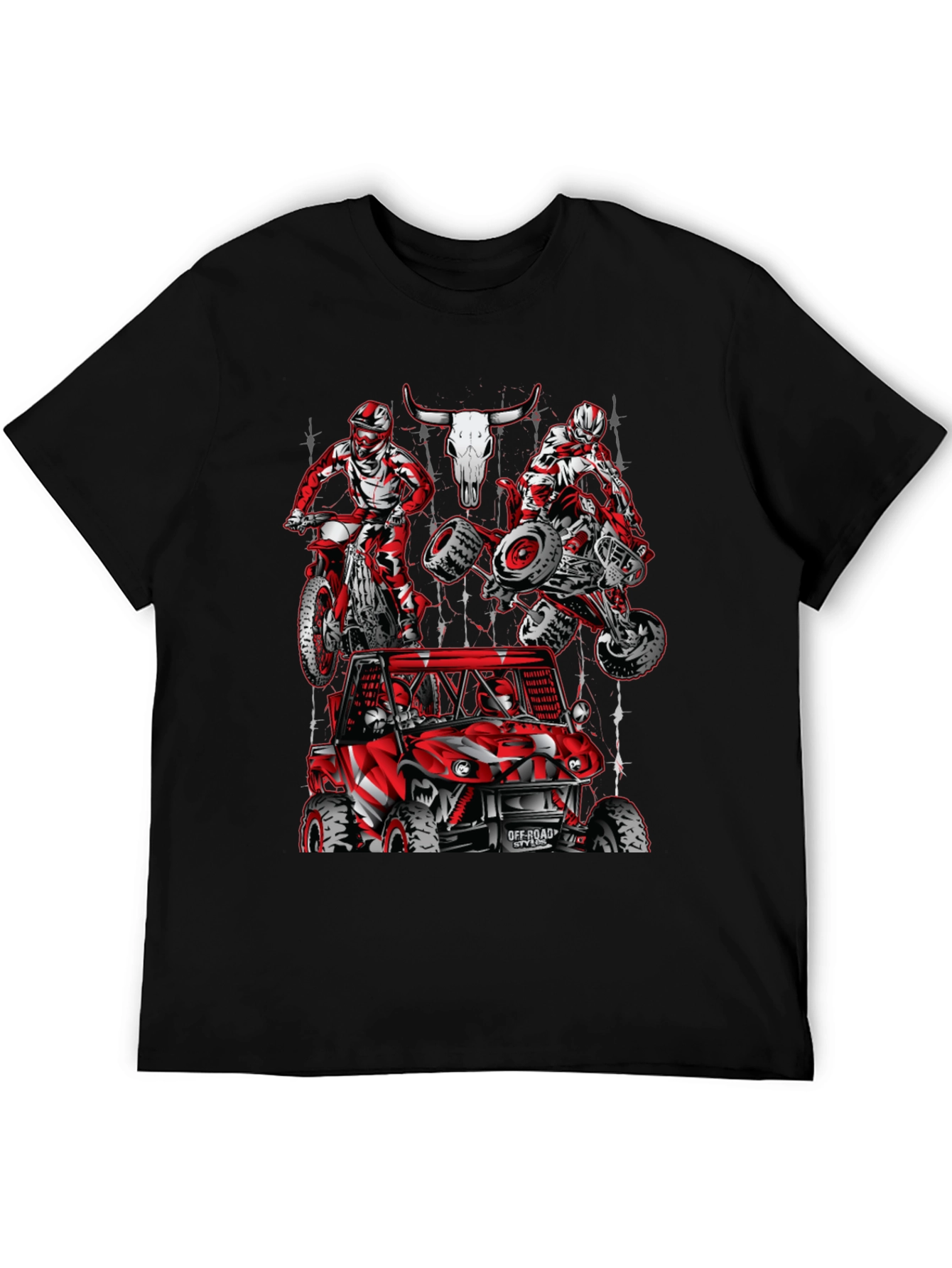 Off-Road Style T-Shirt: Motorcross ATV & Buggy Design