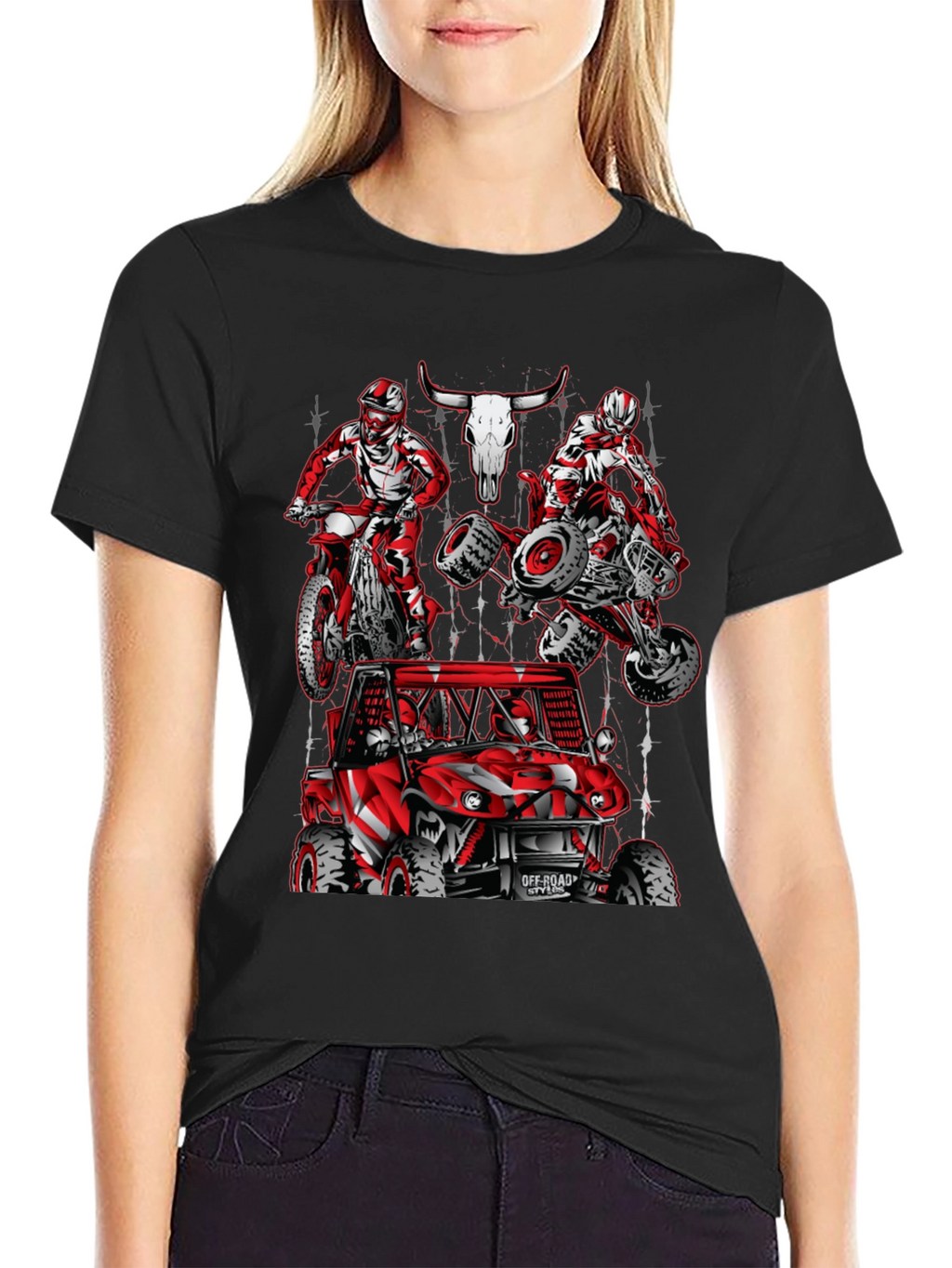 Off-Road Style T-Shirt: Motorcross ATV & Buggy Design