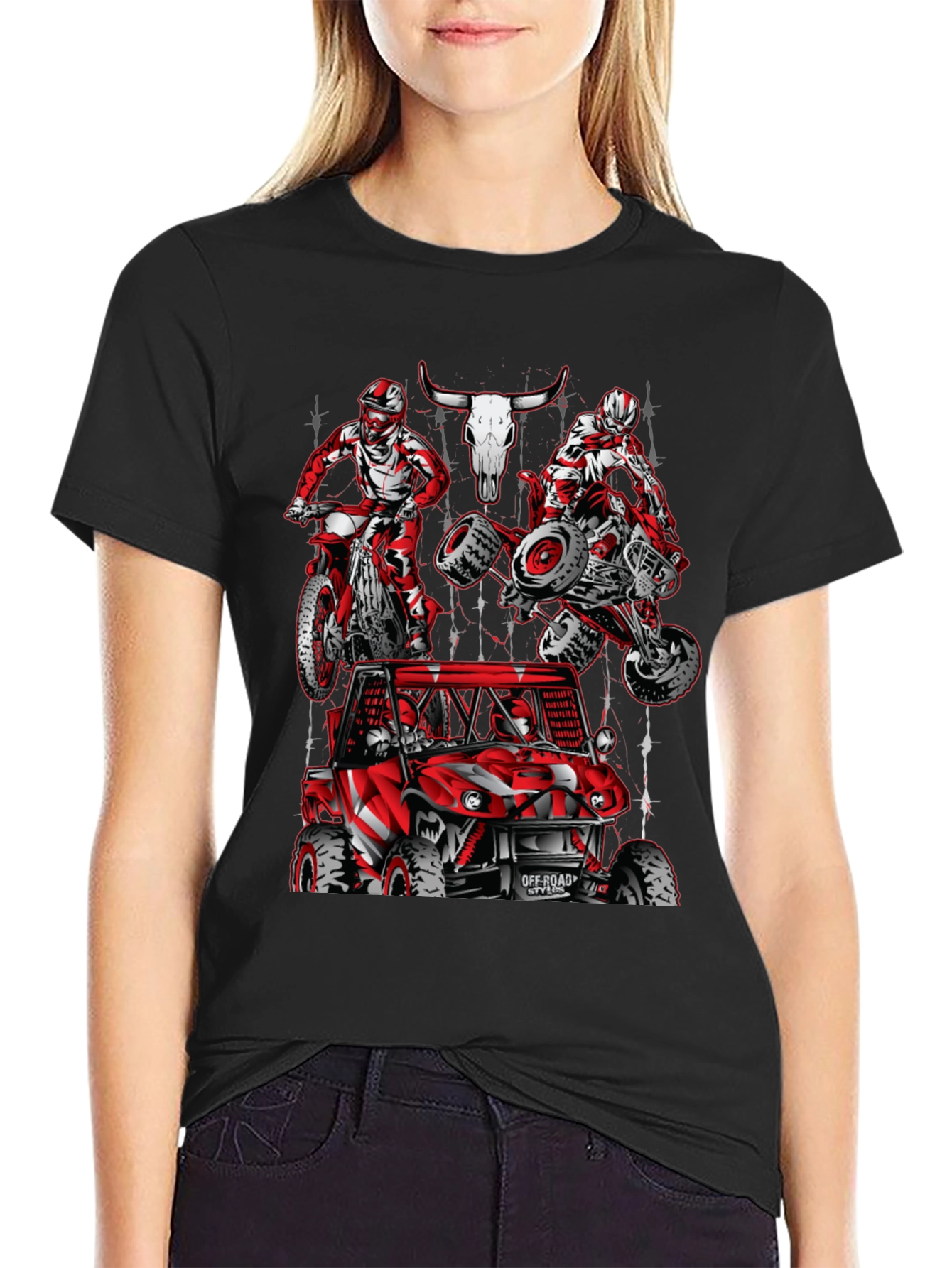 Off-Road Style T-Shirt: Motorcross ATV & Buggy Design