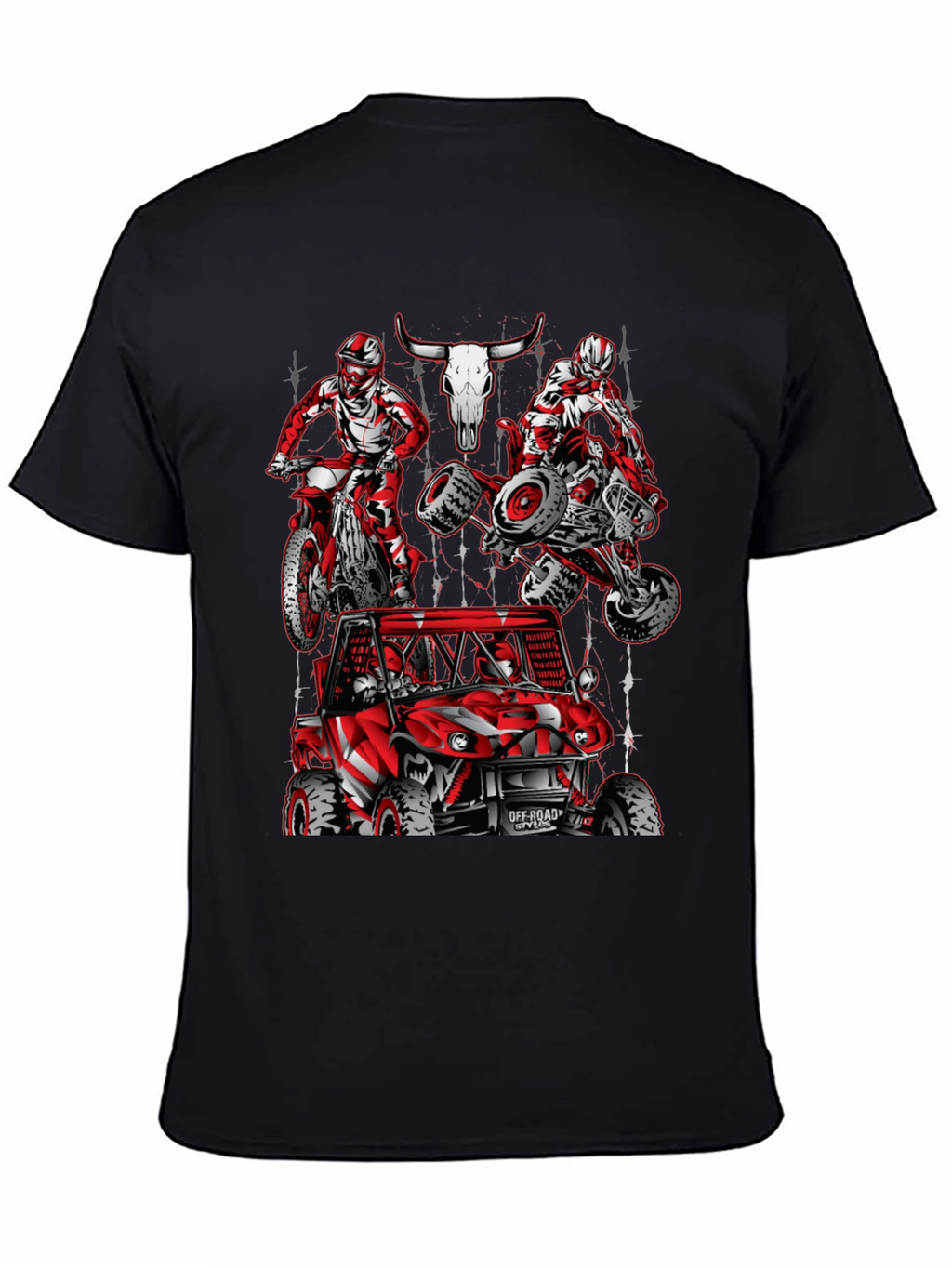 Off-Road Style T-Shirt: Motorcross ATV & Buggy Design