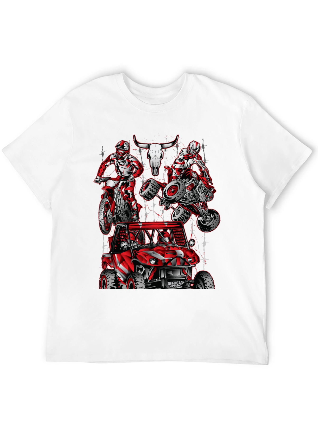 Off-Road Style T-Shirt: Motorcross ATV & Buggy Design