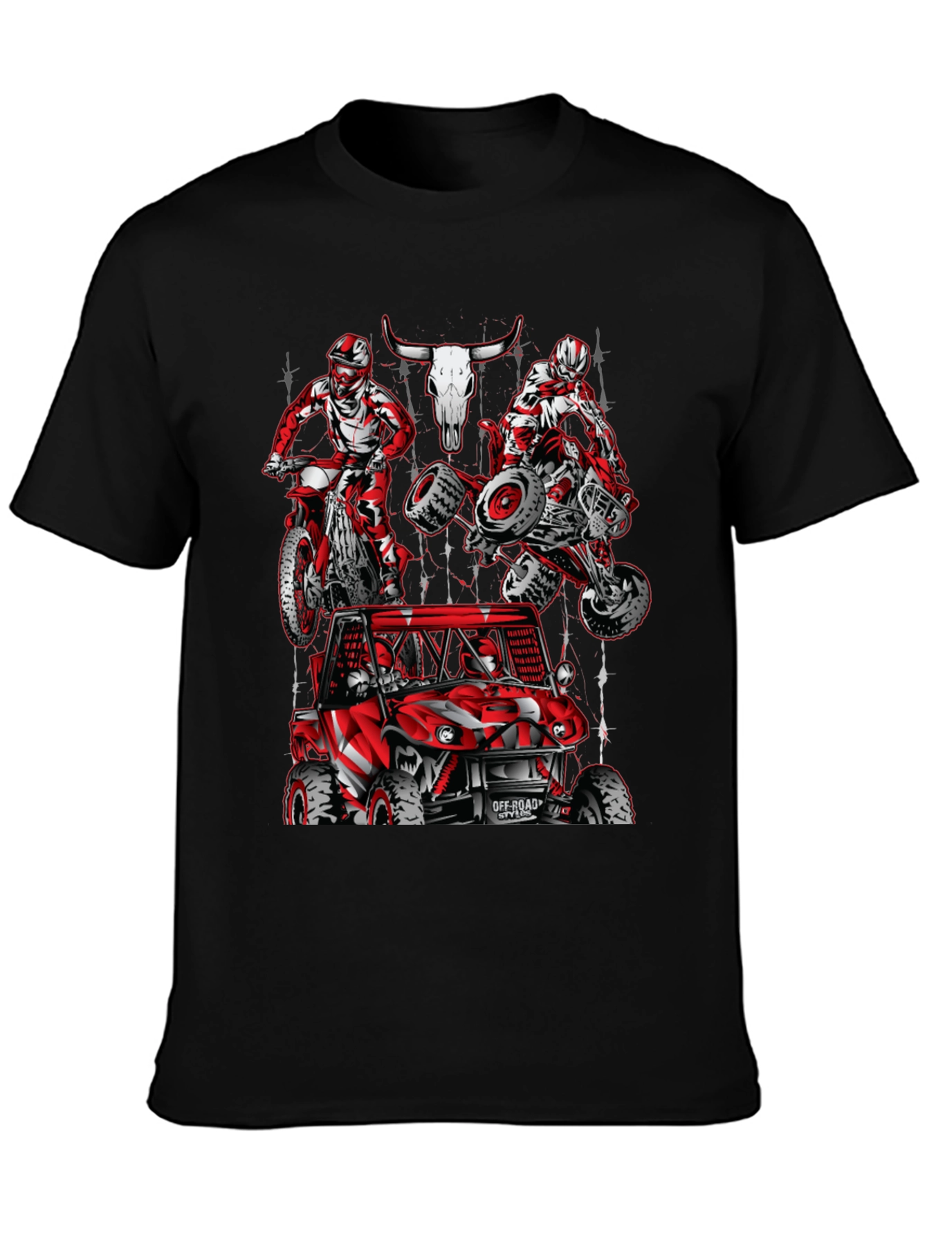 Off-Road Style T-Shirt: Motorcross ATV & Buggy Design
