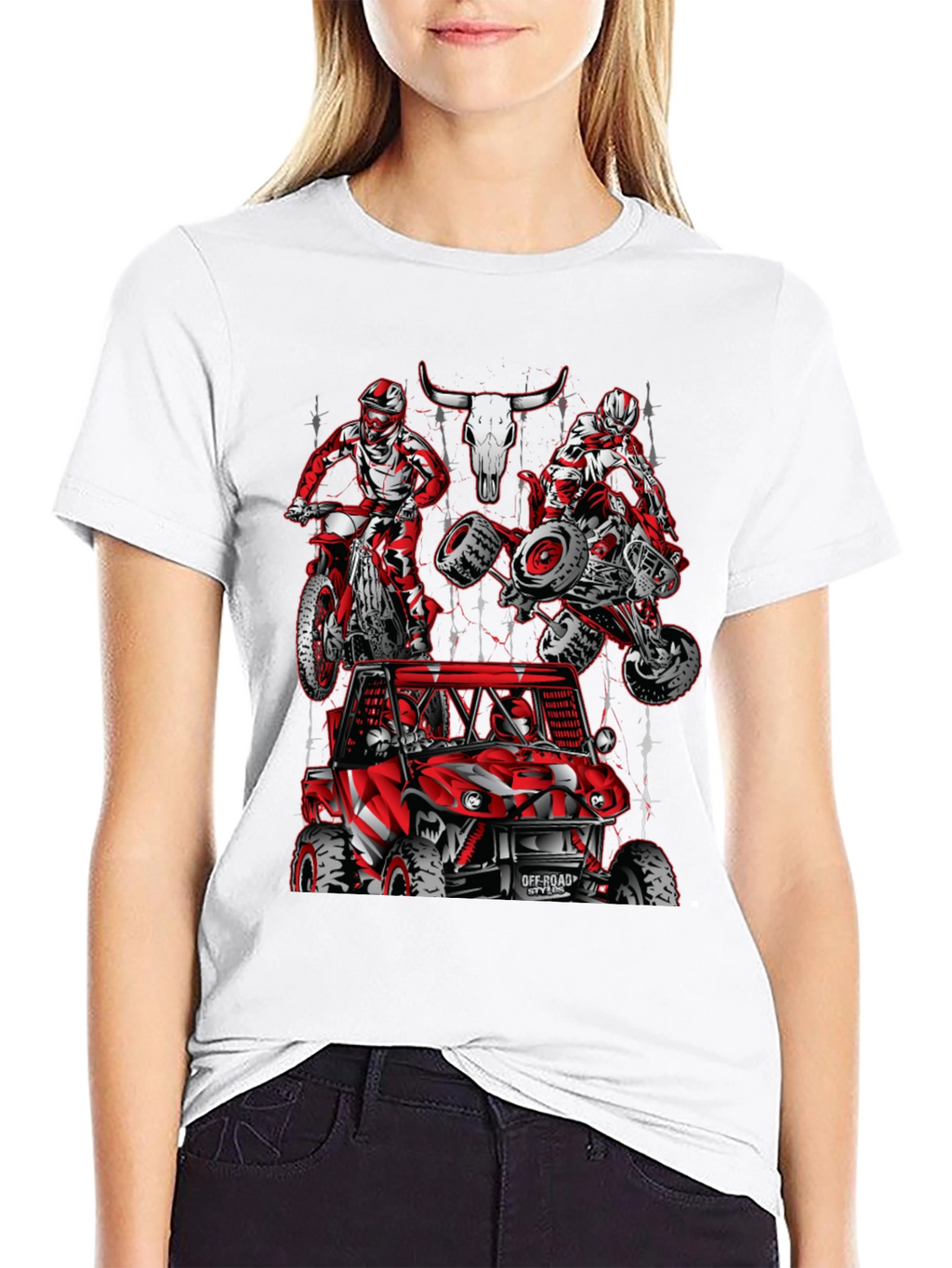 Off-Road Style T-Shirt: Motorcross ATV & Buggy Design