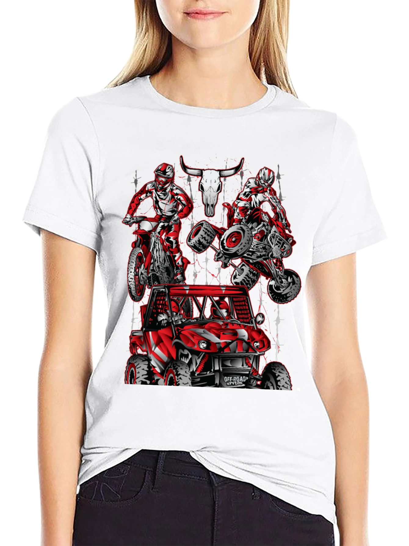 Off-Road Style T-Shirt: Motorcross ATV & Buggy Design