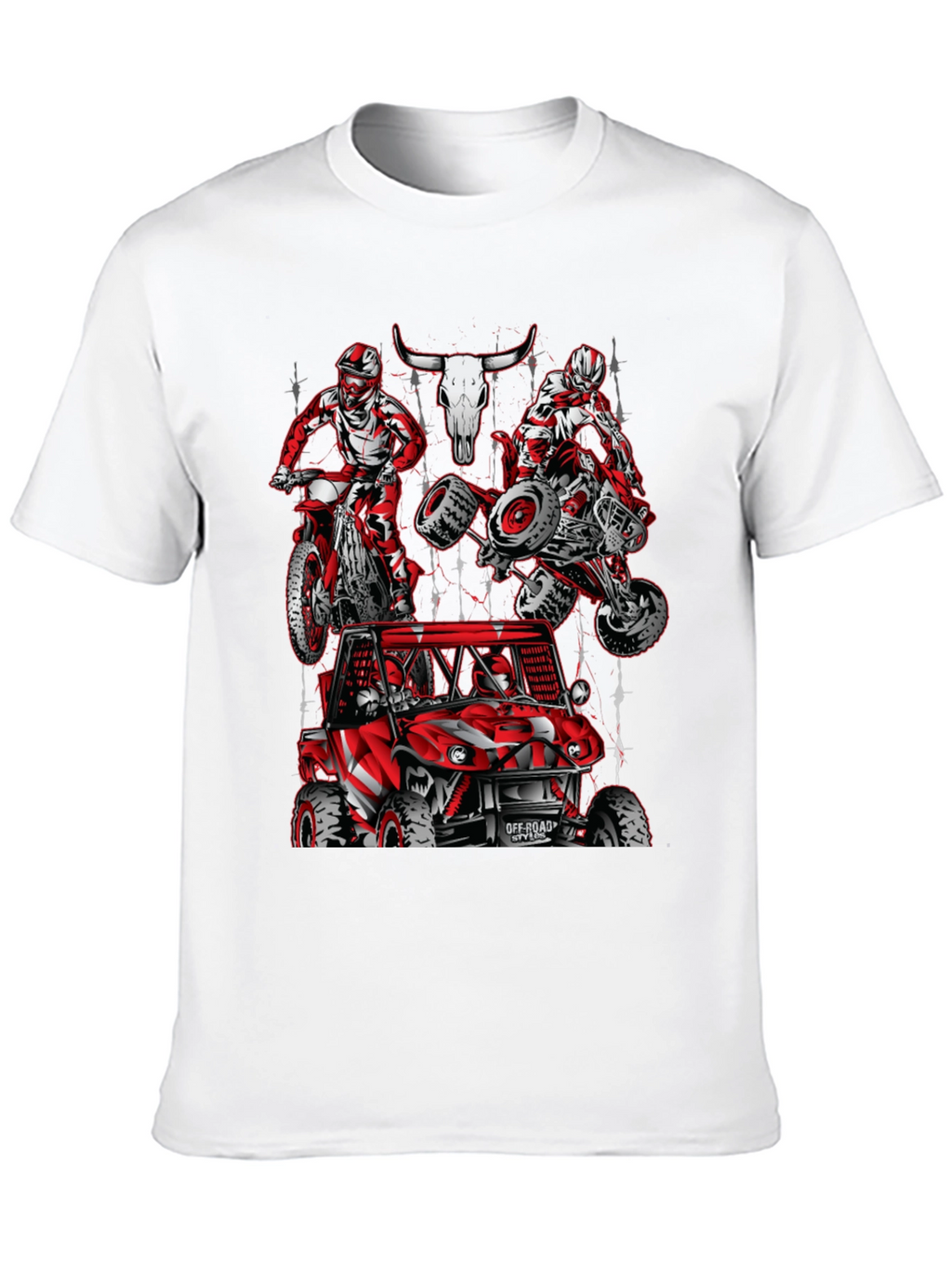 Off-Road Style T-Shirt: Motorcross ATV & Buggy Design