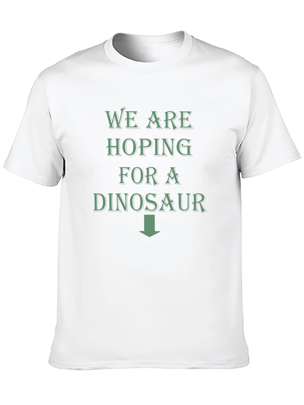 Expecting Dinosaur T-Shirt - Funny Pregnancy Announcement Tee