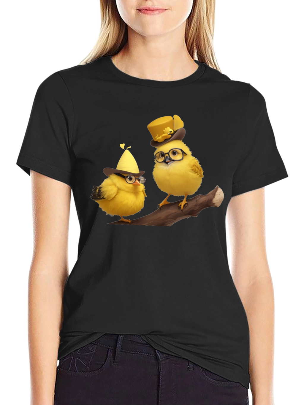 Cute Bird Nerd T-Shirt