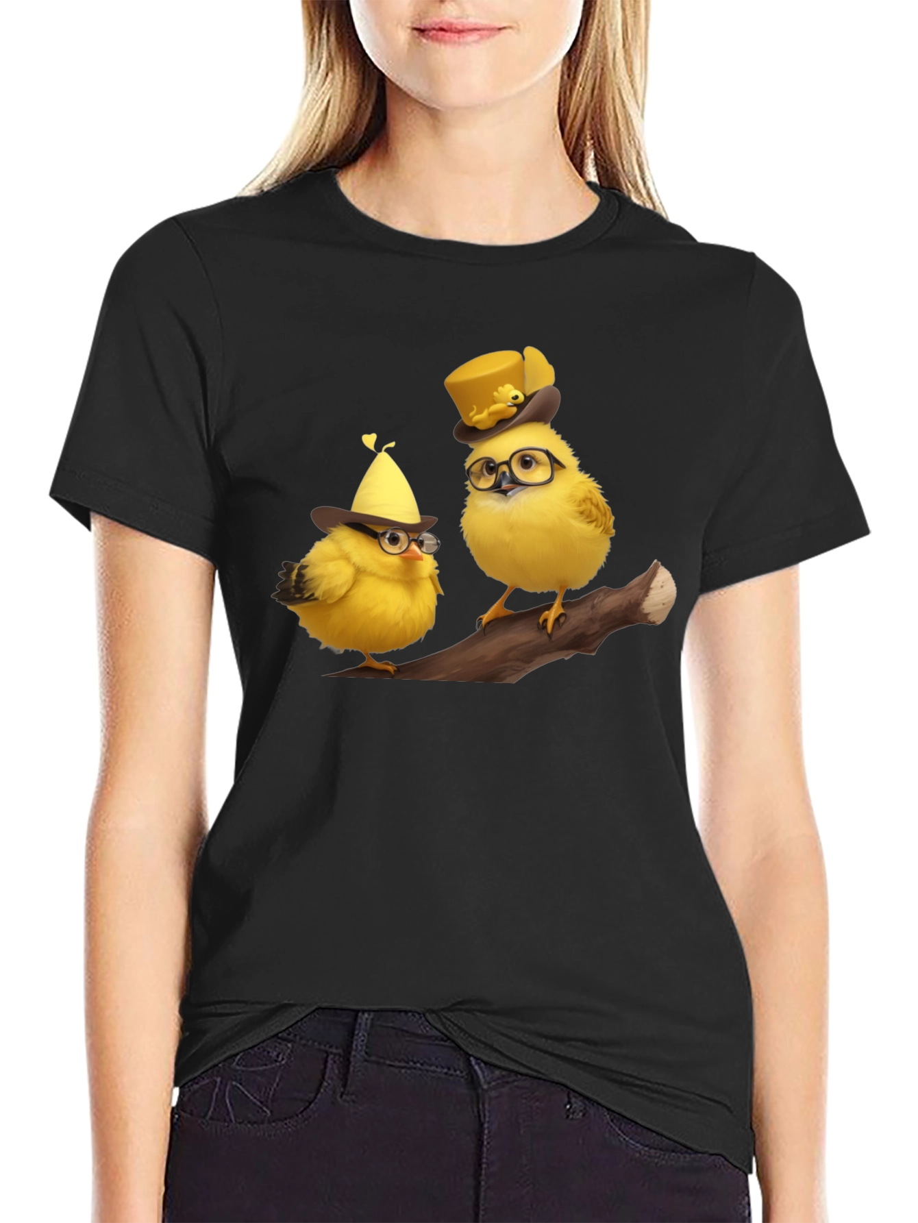 Cute Bird Nerd T-Shirt