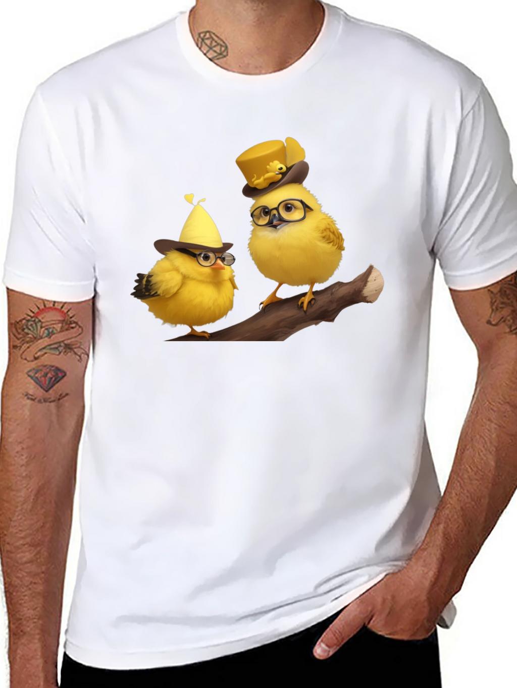 Cute Bird Nerd T-Shirt