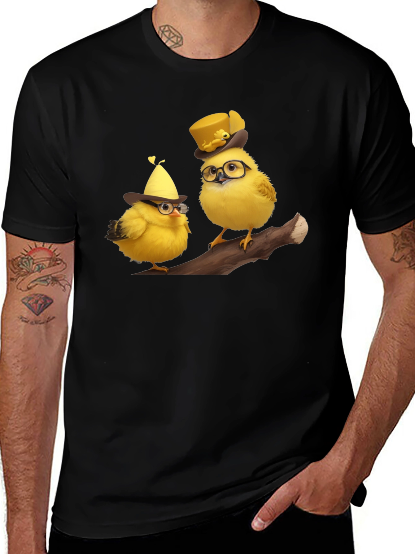 Cute Bird Nerd T-Shirt