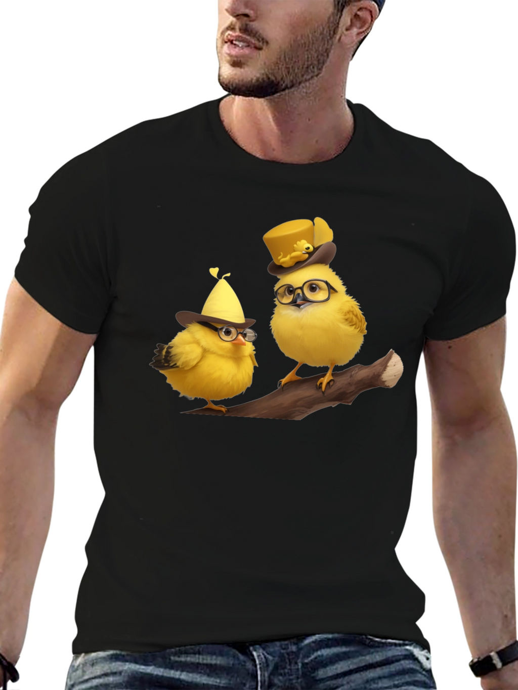 Cute Bird Nerd T-Shirt