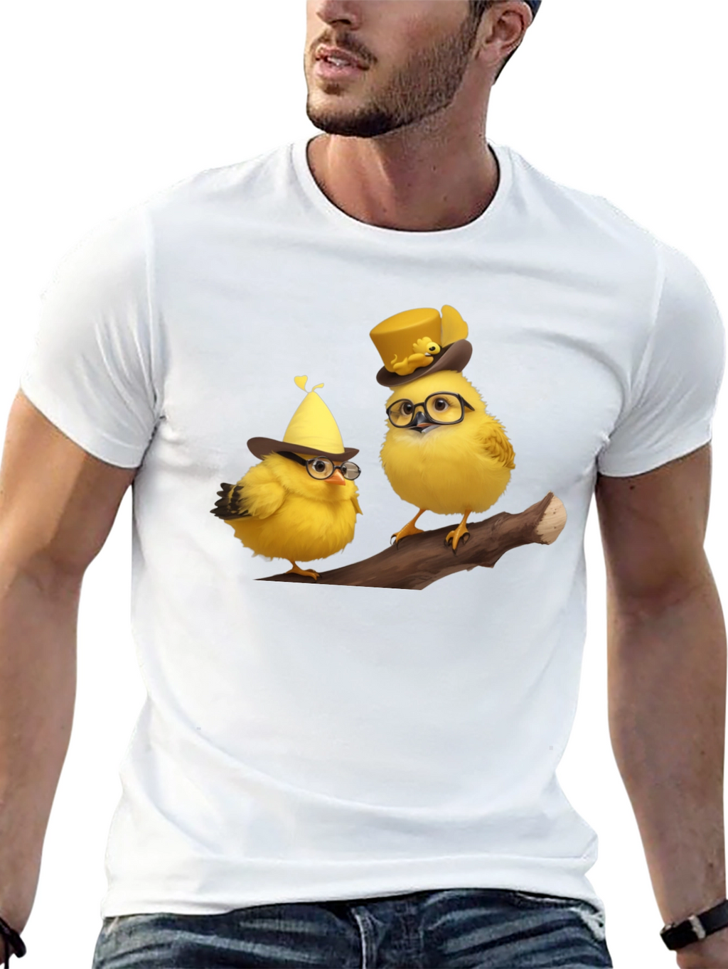 Cute Bird Nerd T-Shirt