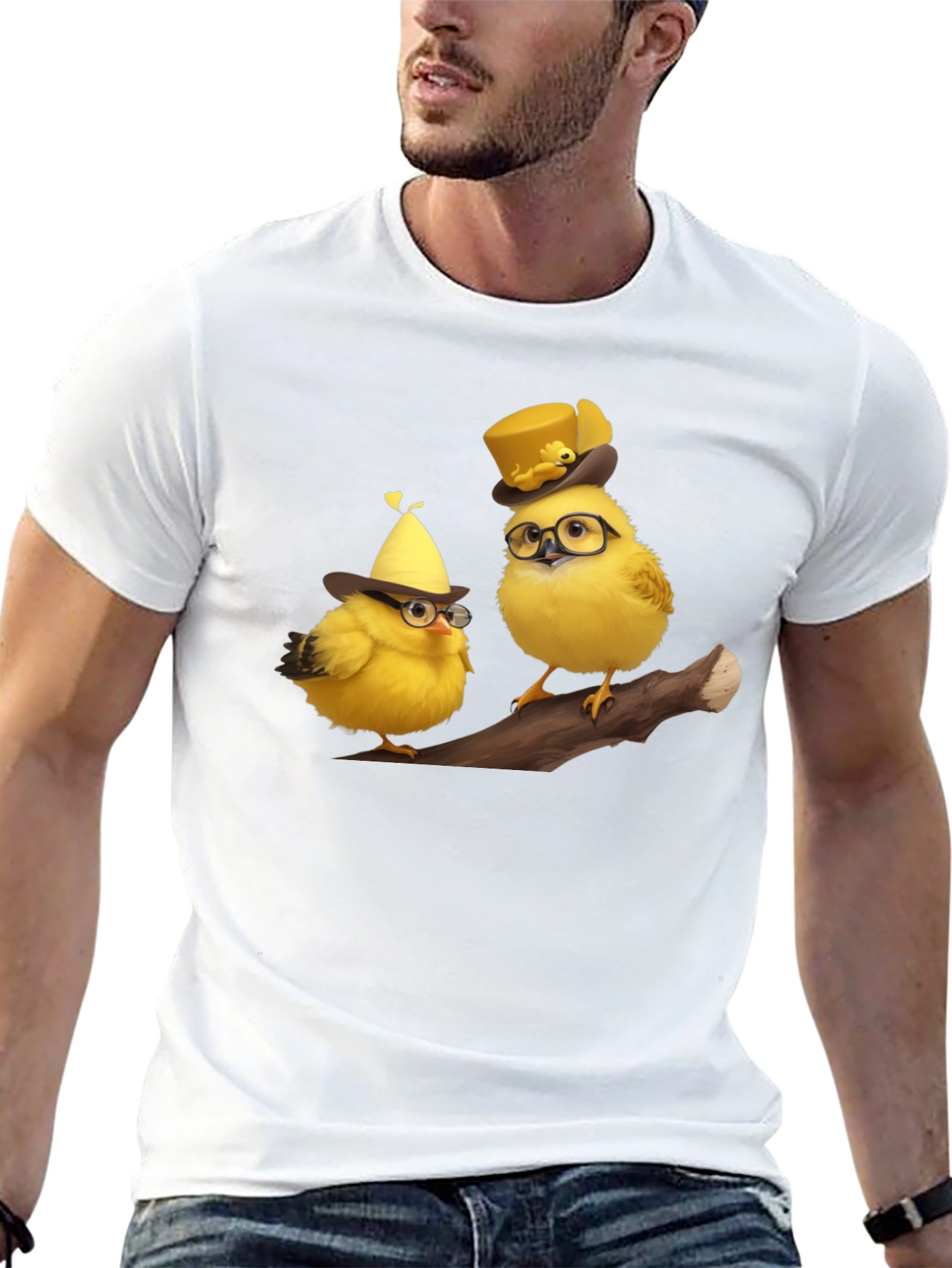 Cute Bird Nerd T-Shirt