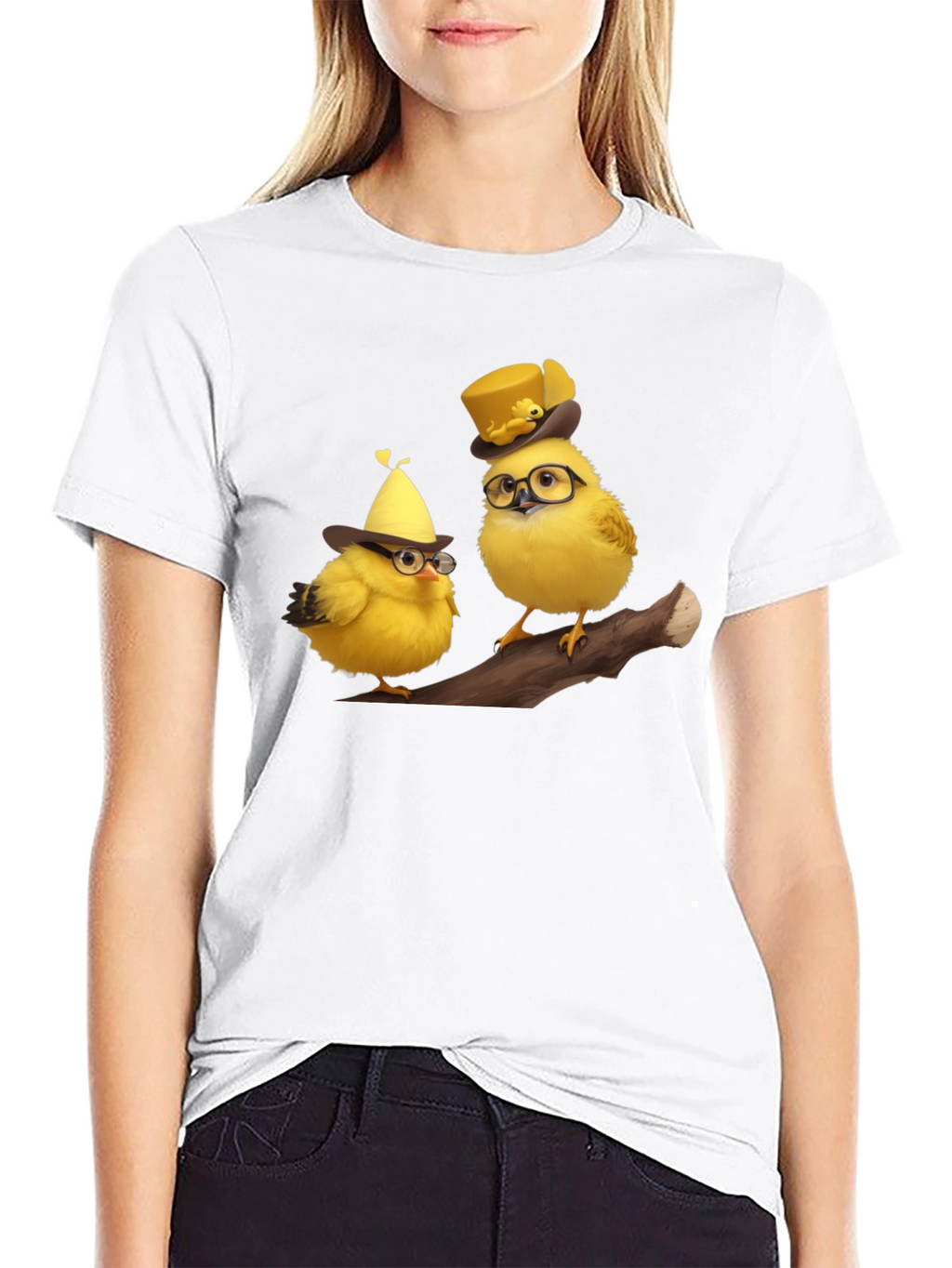 Cute Bird Nerd T-Shirt