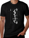 Bow Anatomy Graphic T-Shirt | Archery Enthusiast Tee