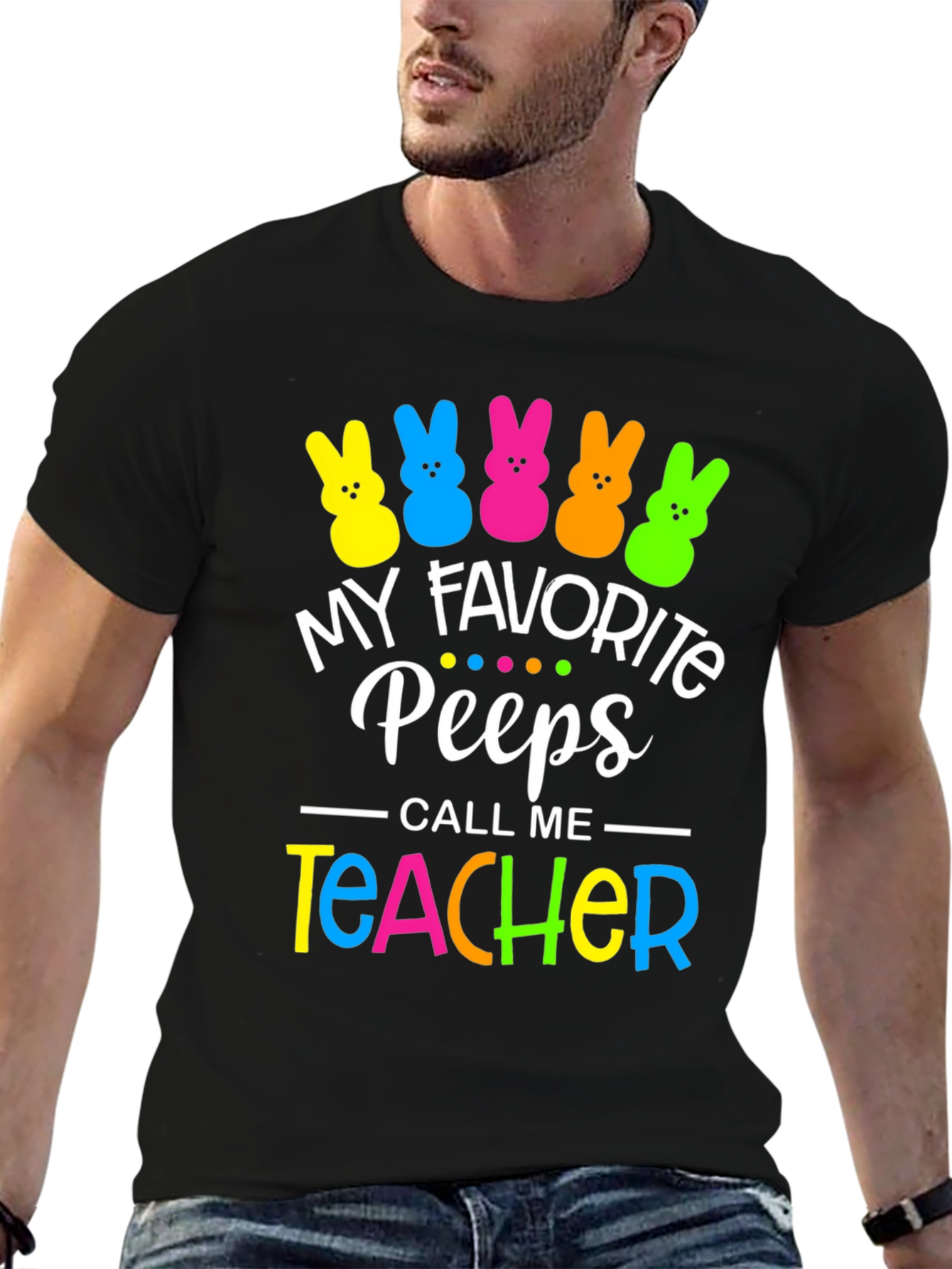My Favorite Peeps Teacher Easter T-Shirt