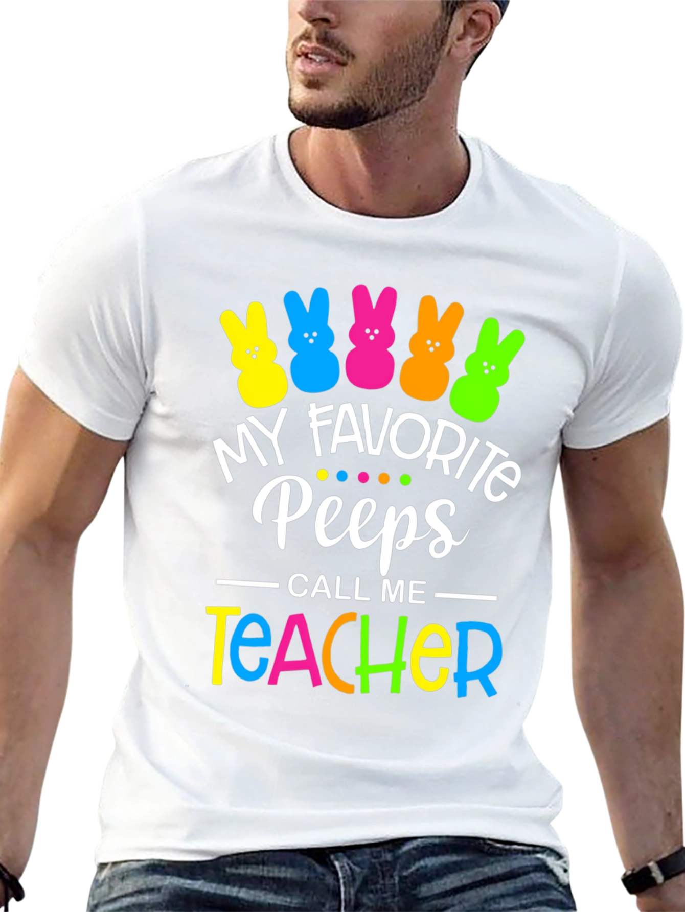 My Favorite Peeps Teacher Easter T-Shirt