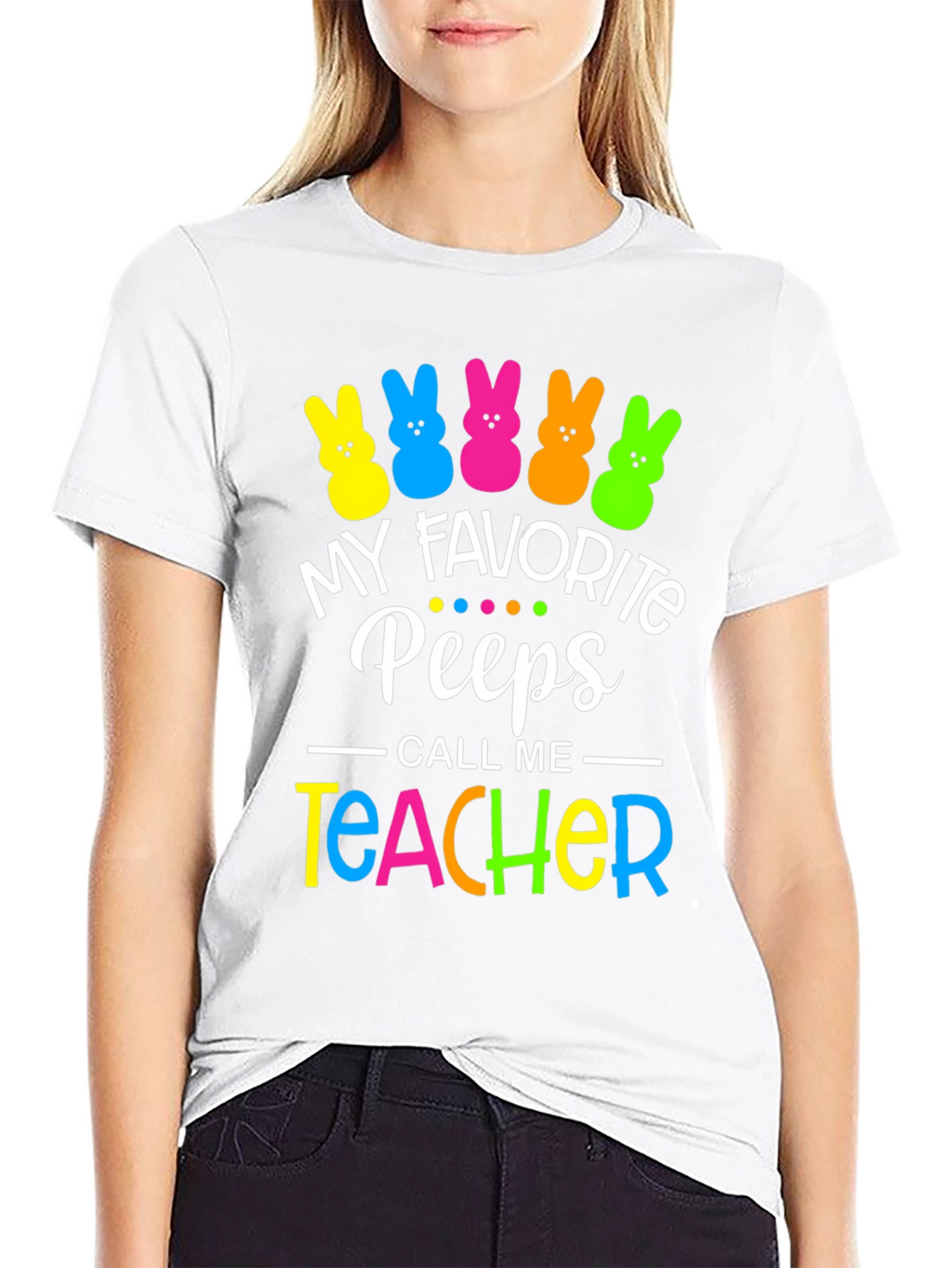My Favorite Peeps Teacher Easter T-Shirt