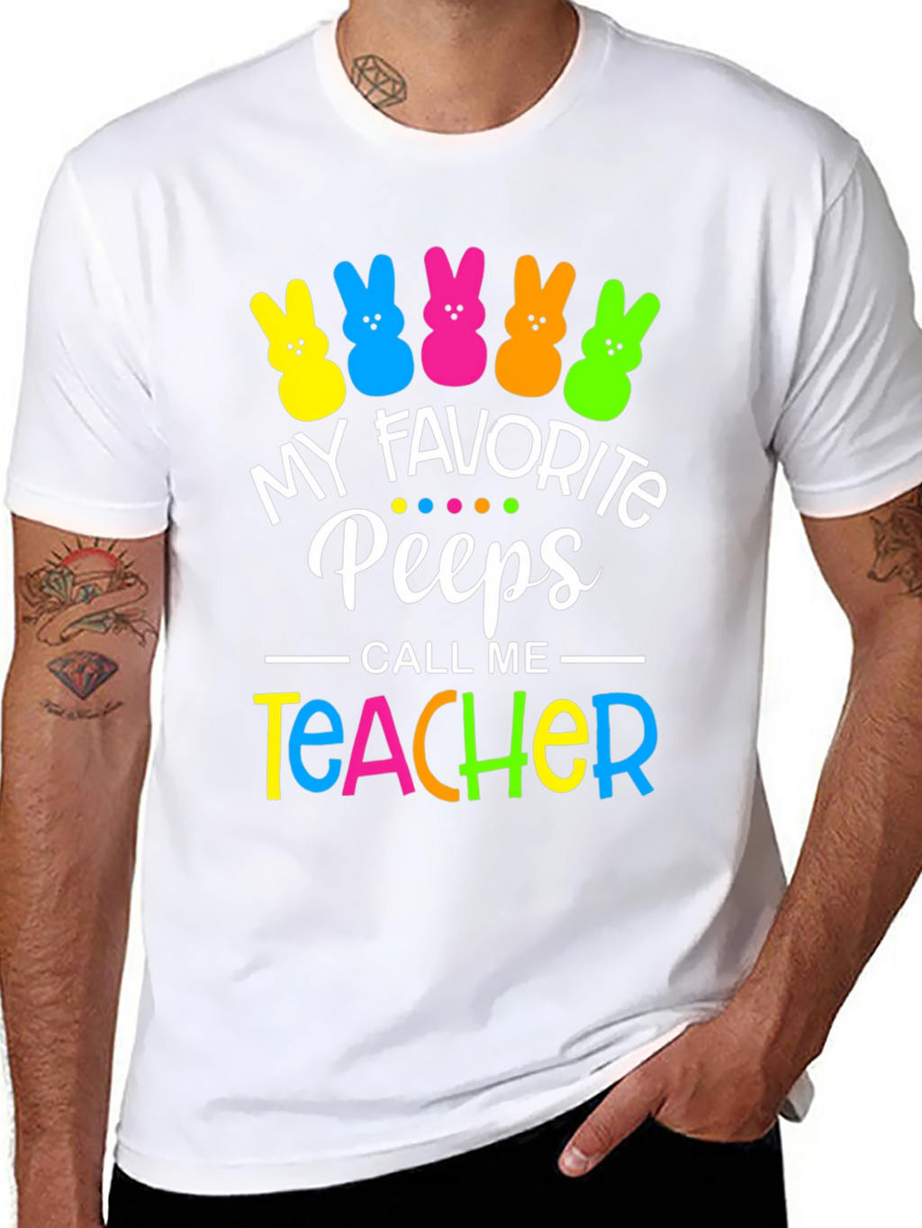 My Favorite Peeps Teacher Easter T-Shirt