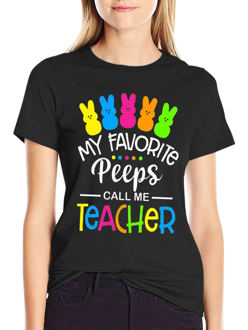 My Favorite Peeps Teacher Easter T-Shirt