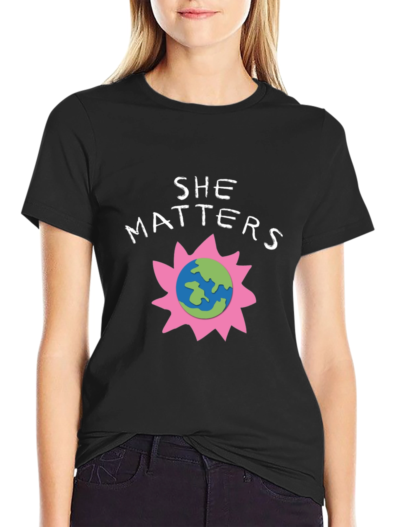 She Matters Earth Graphic Tee - Unisex