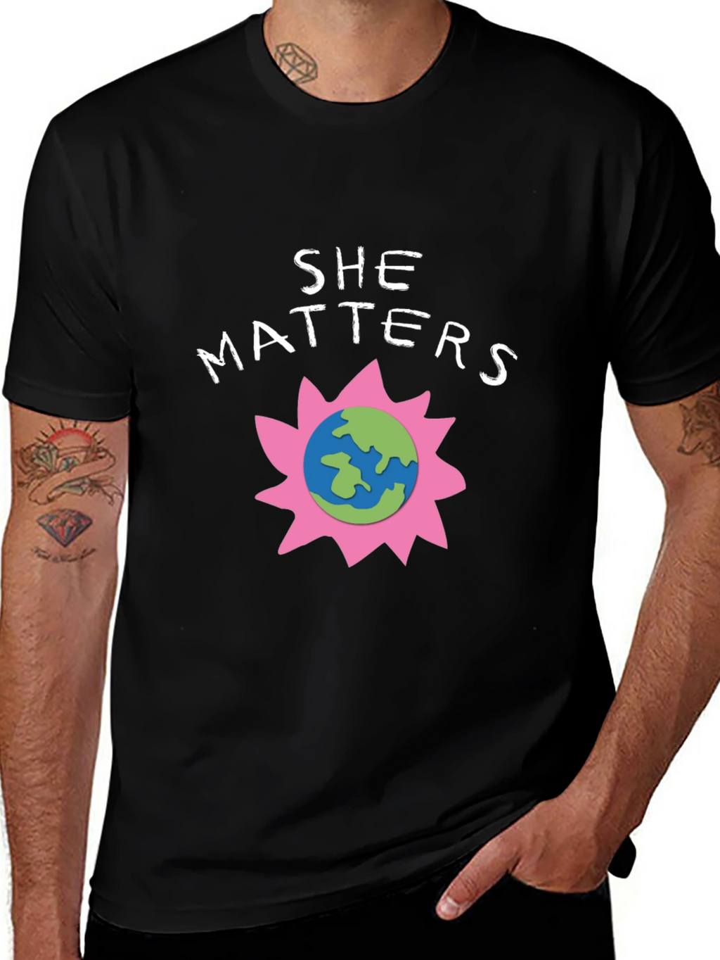 She Matters Earth Graphic Tee - Unisex