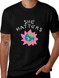 She Matters Earth Graphic Tee - Unisex