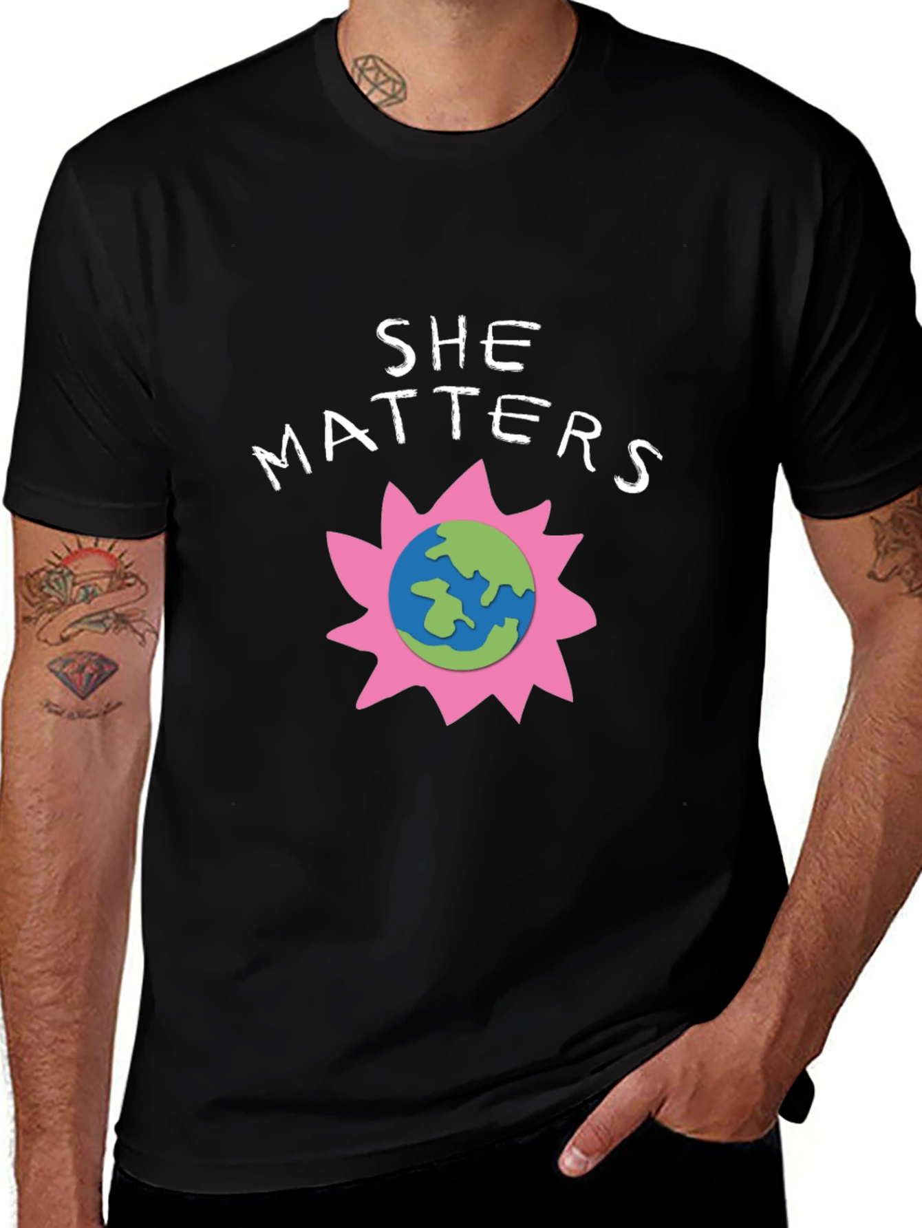She Matters Earth Graphic Tee - Unisex