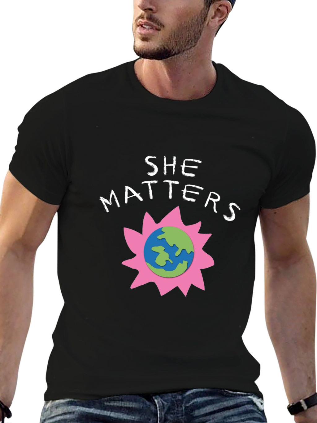 She Matters Earth Graphic Tee - Unisex