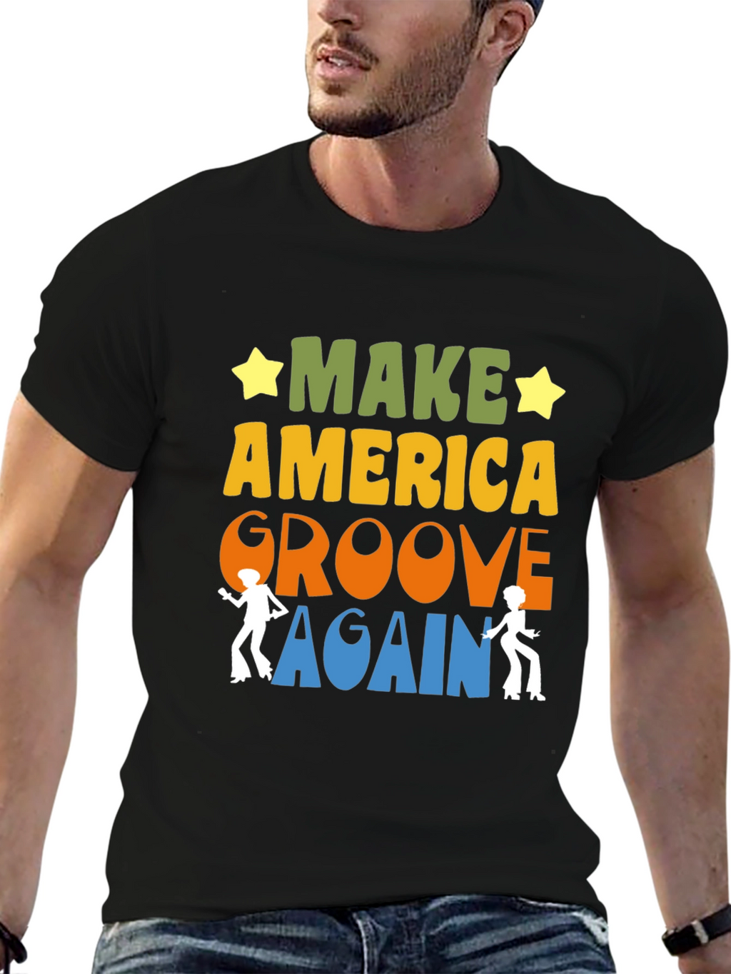 Make America Groove Again Retro T-Shirt
