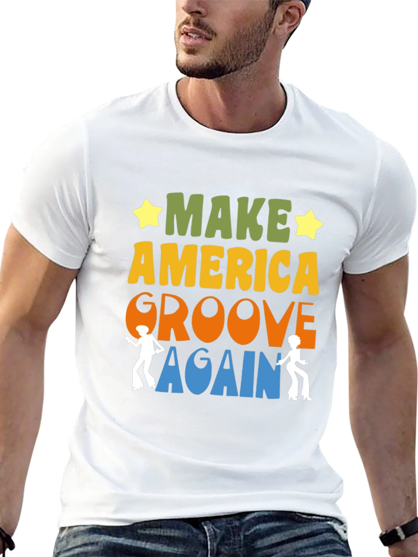 Make America Groove Again Retro T-Shirt