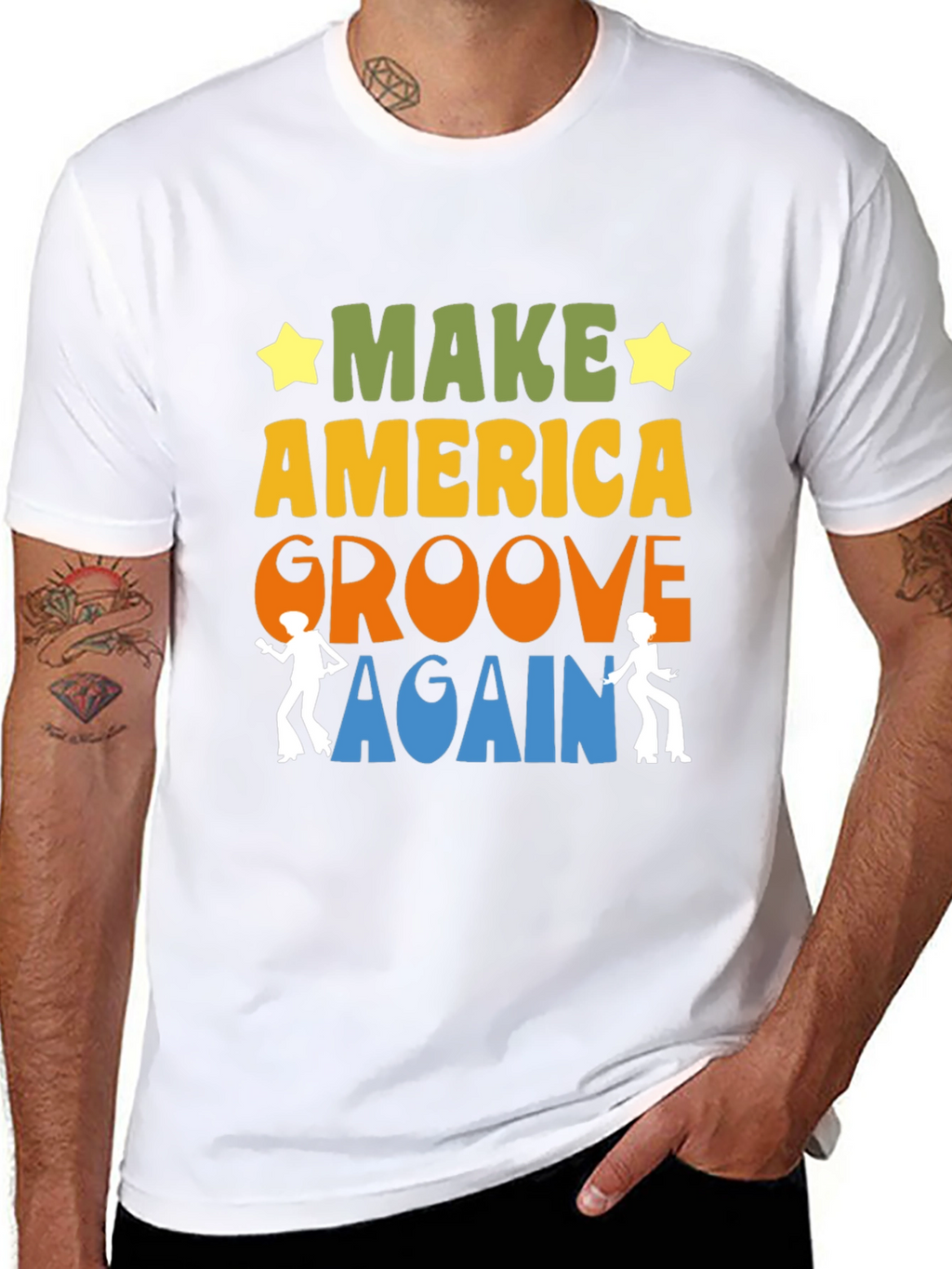 Make America Groove Again Retro T-Shirt