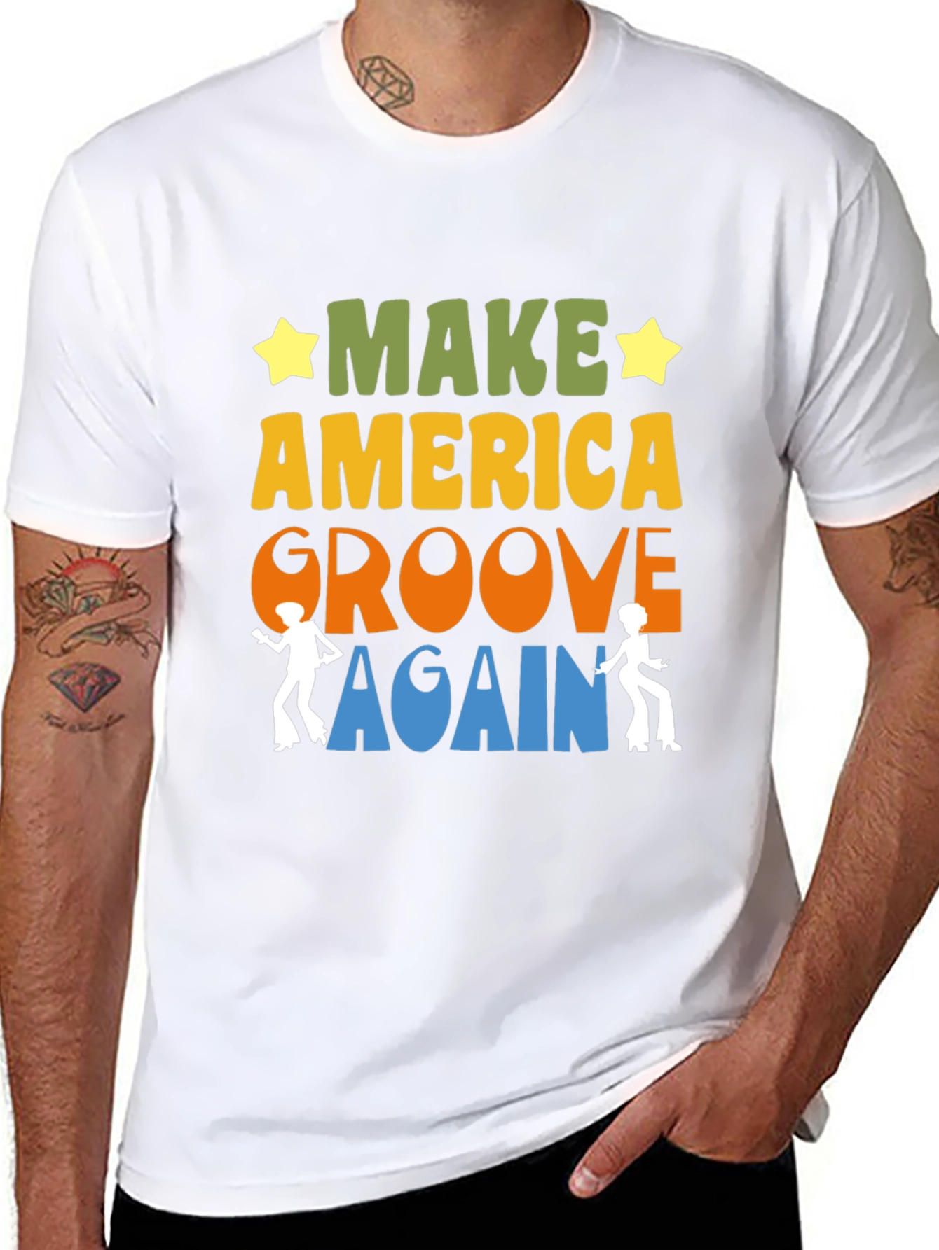 Make America Groove Again Retro T-Shirt